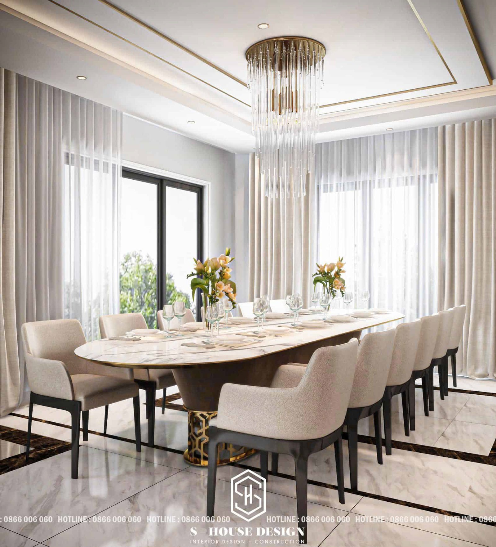Modern dining room