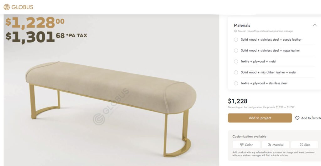 Modern Luxury Ottoman