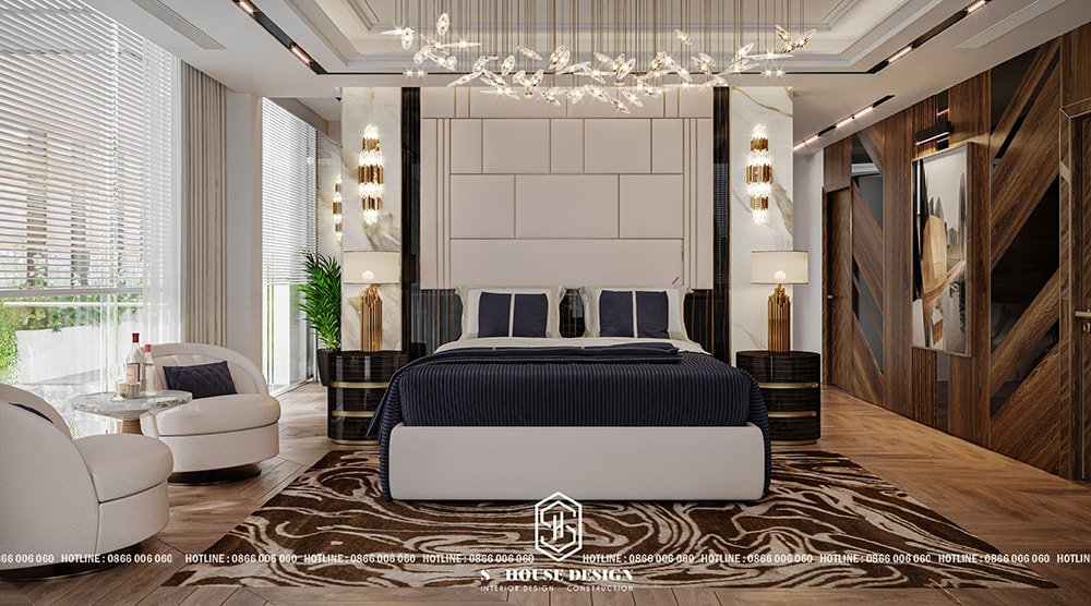 Luxury retreat master bedroom