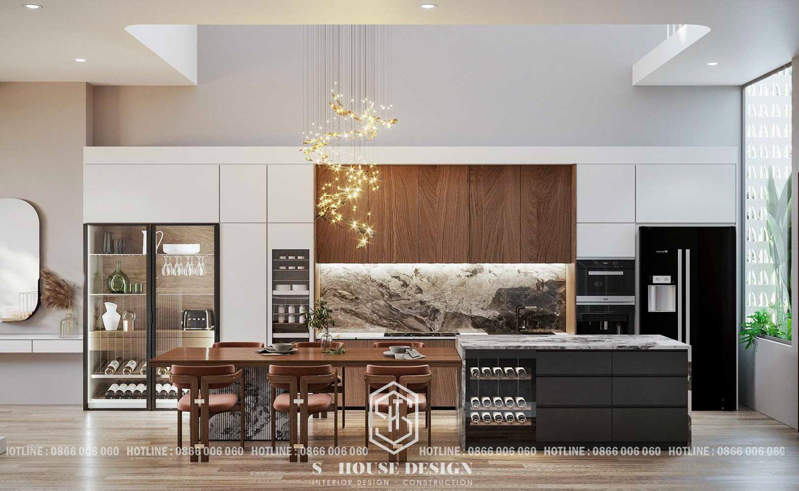 Modern 2 story high kitchen ideas