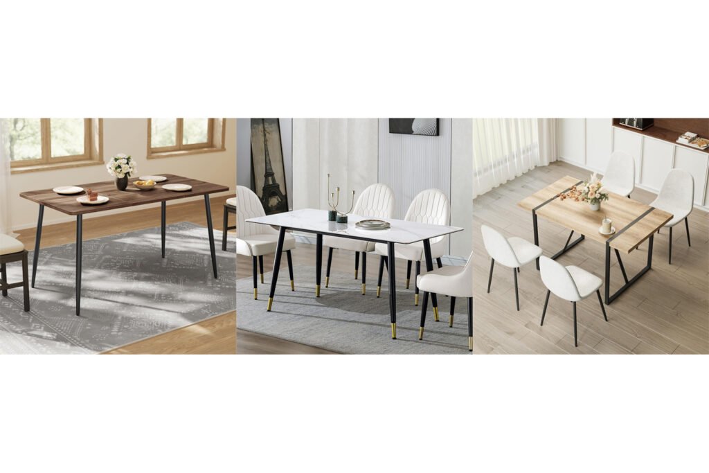 3 modern tables