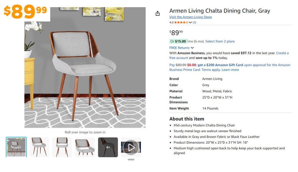 modern chair