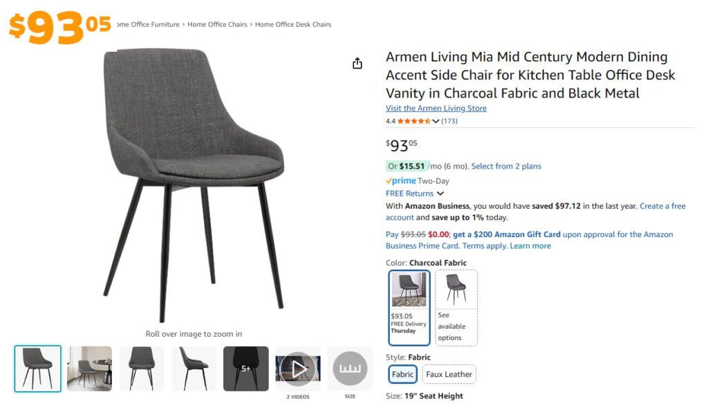 modern chair