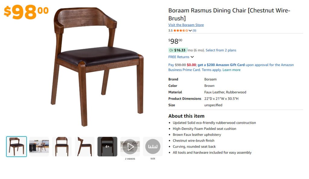 modern chair