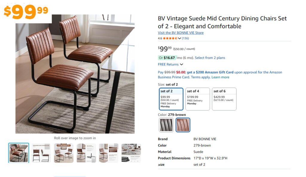 modern chair