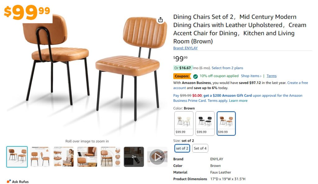 modern chair