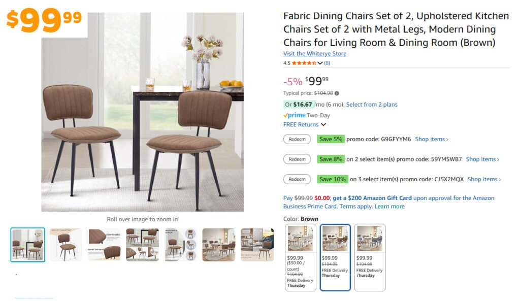 modern chair