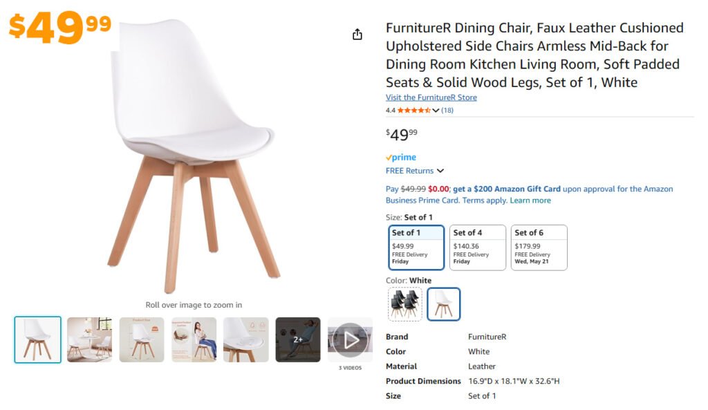 modern chair