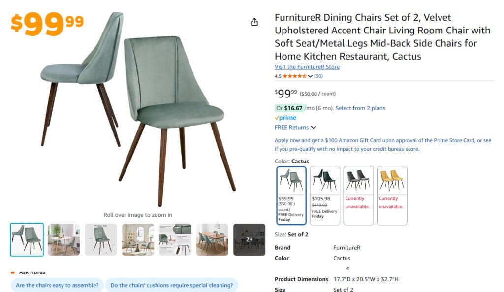 modern chair