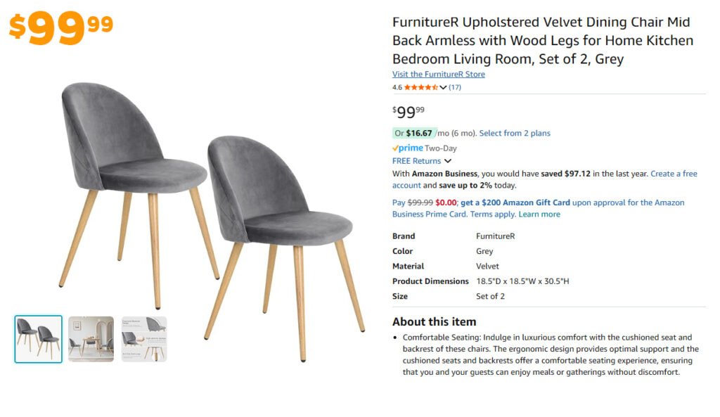 modern chair