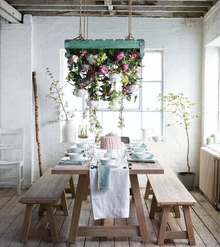 green hanging