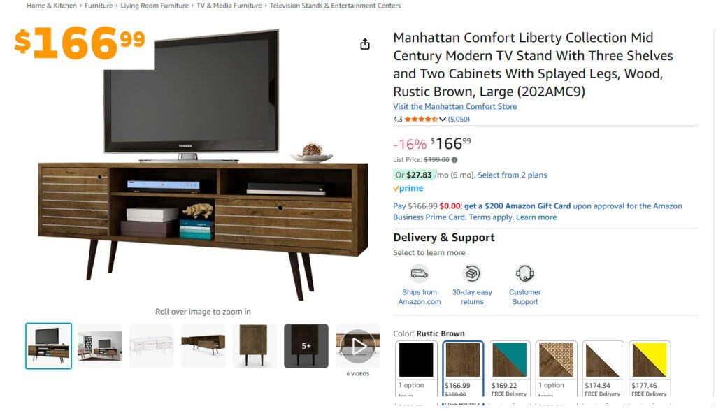 modern designer TV unit for living room