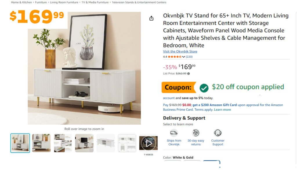 modern designer TV unit for living room
