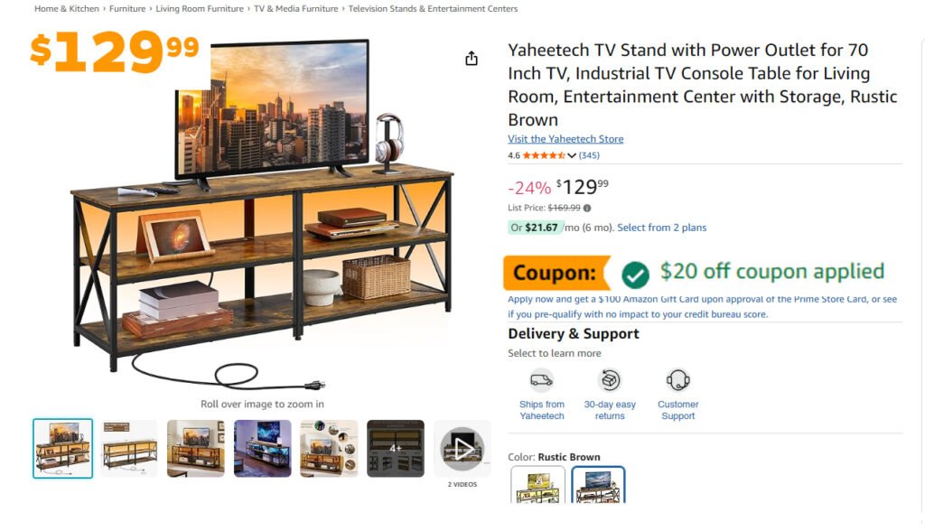 modern designer TV unit for living room