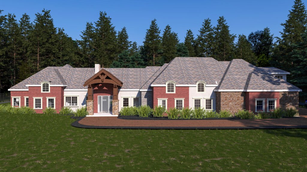 QRDesign.co Front of a Mansion