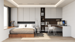 ModernRoomDesign_QRDesign_modern bedroom render 4k_Bedroom